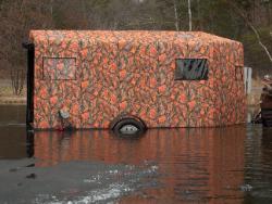 Blaze Orange Camo Trailer.