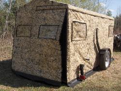 The trailer lowers all the way down to the ground making it easy to load and unload.