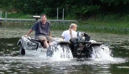 J-Wheels on the lake.