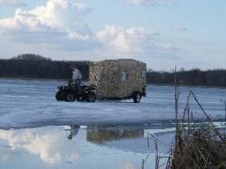 It's light, pull it with your ATV, take it on the ice eariler then most and stay later.
